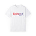 Casual vintage style garment-dyed t-shirt
