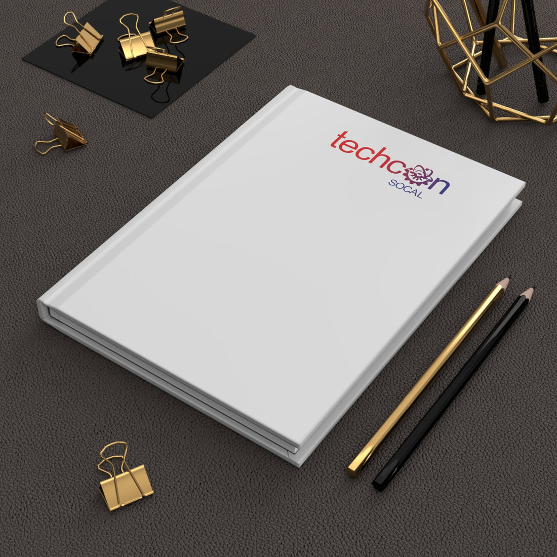 Custom matte hardcover journal with lined pages

