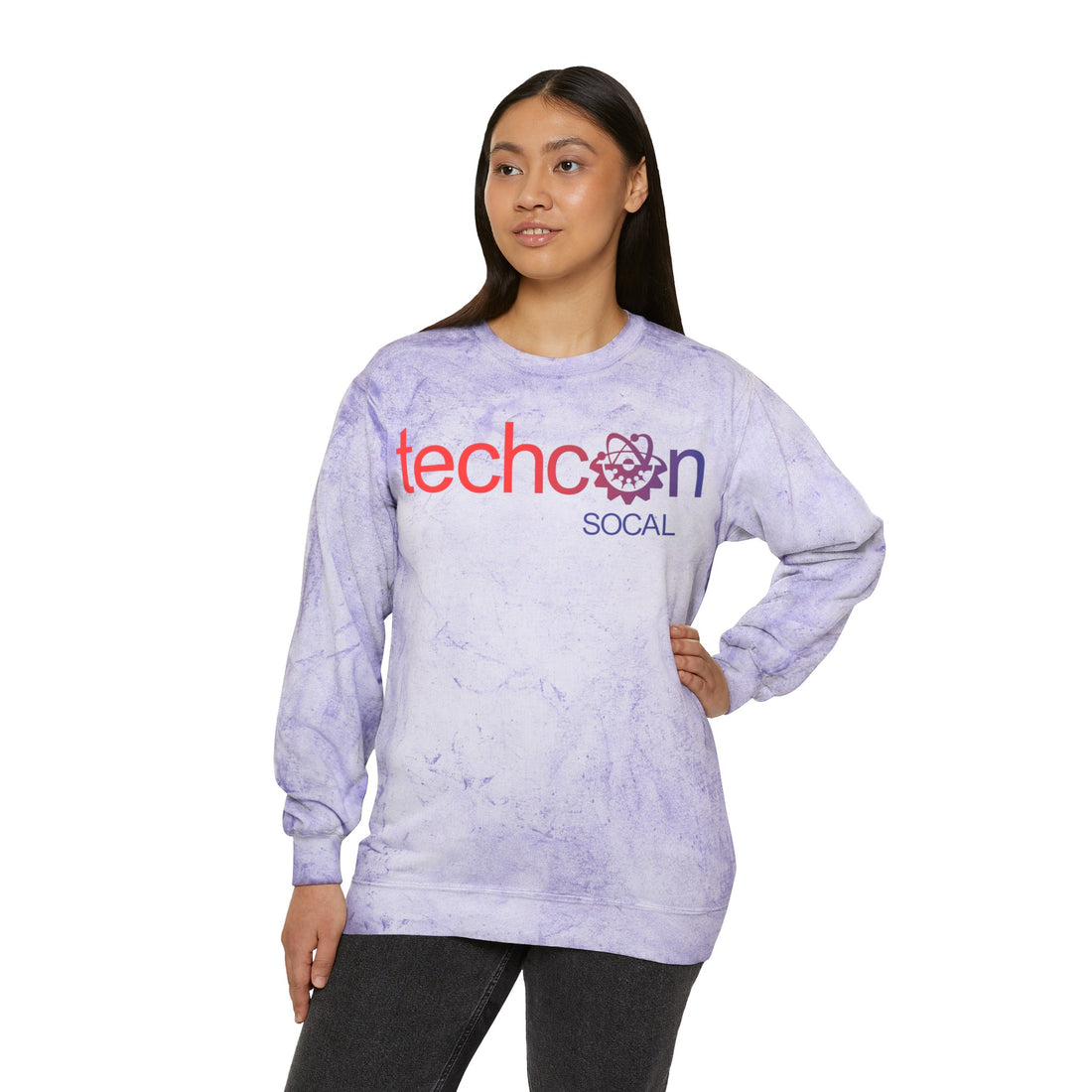 TechCon SoCal color blast crewneck sweatshirt