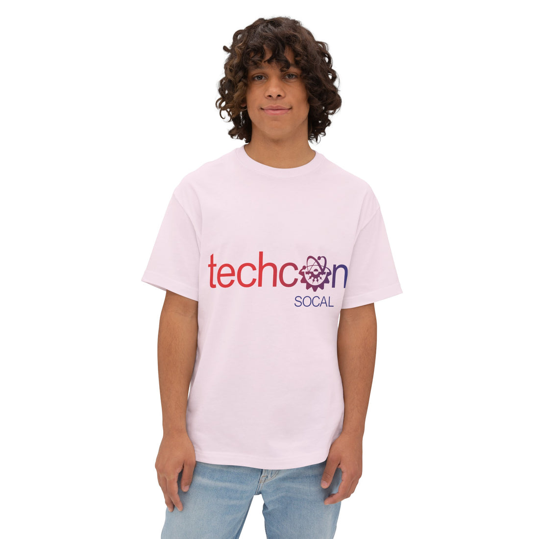 unisex oversized boxy tee with relaxed fit