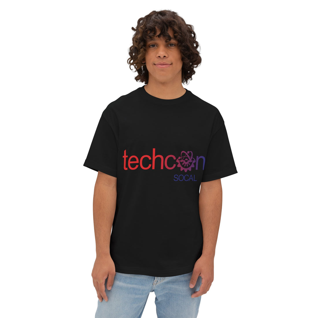 unisex oversized boxy tee with relaxed fit